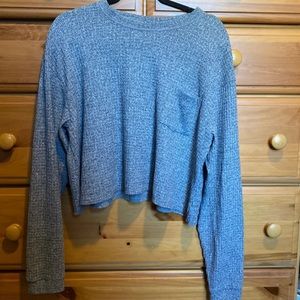 4/25$ Wild Fable Waffle Knit Crop Long Sleeve